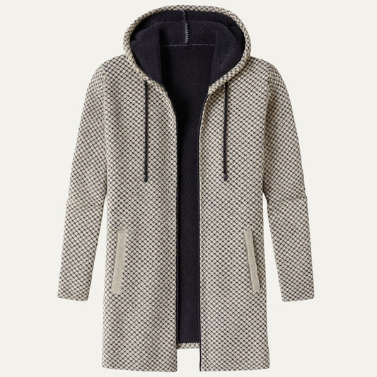 Men's Oversized Hooded Sweater Cardigan - OutfitLondon