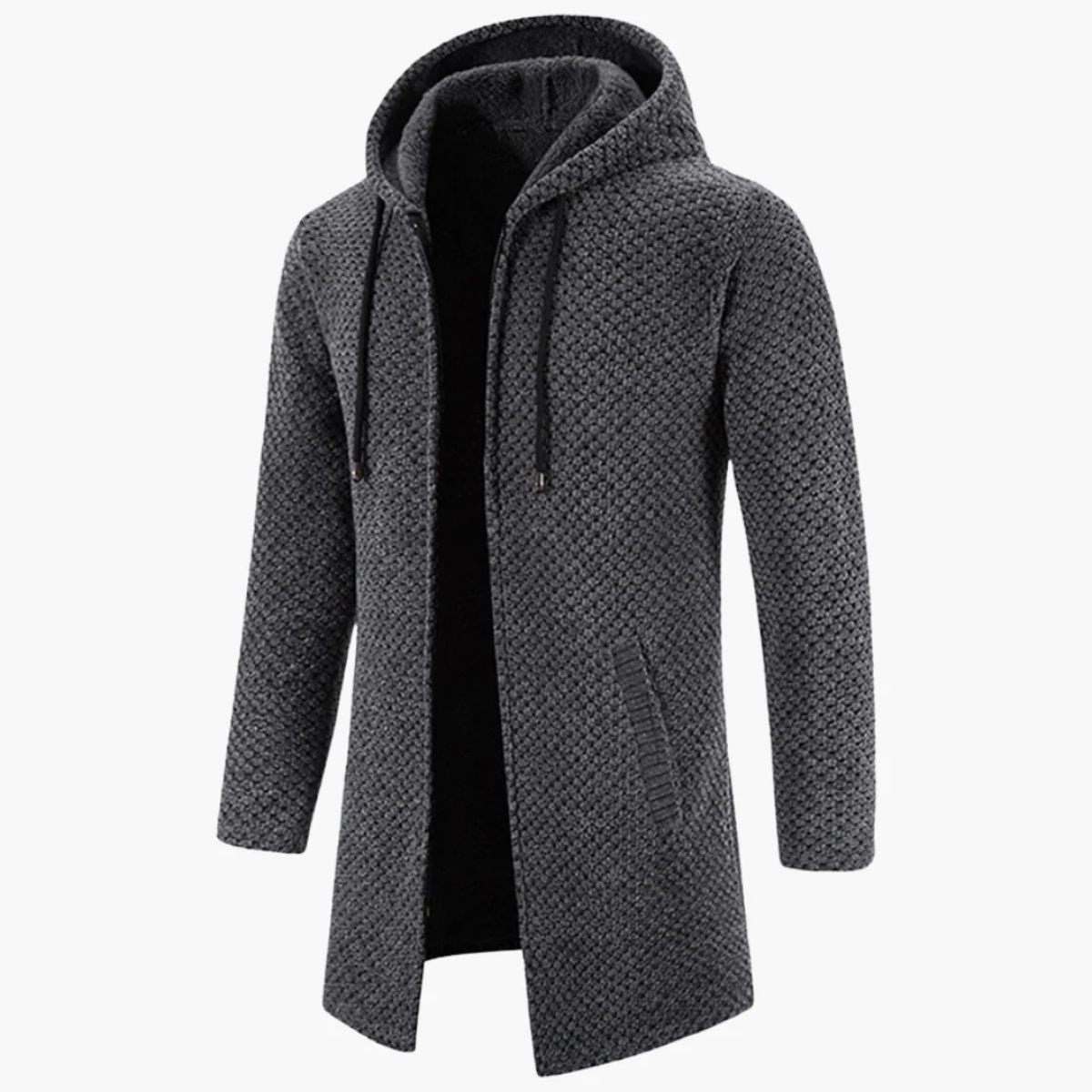 Men's Oversized Hooded Sweater Cardigan