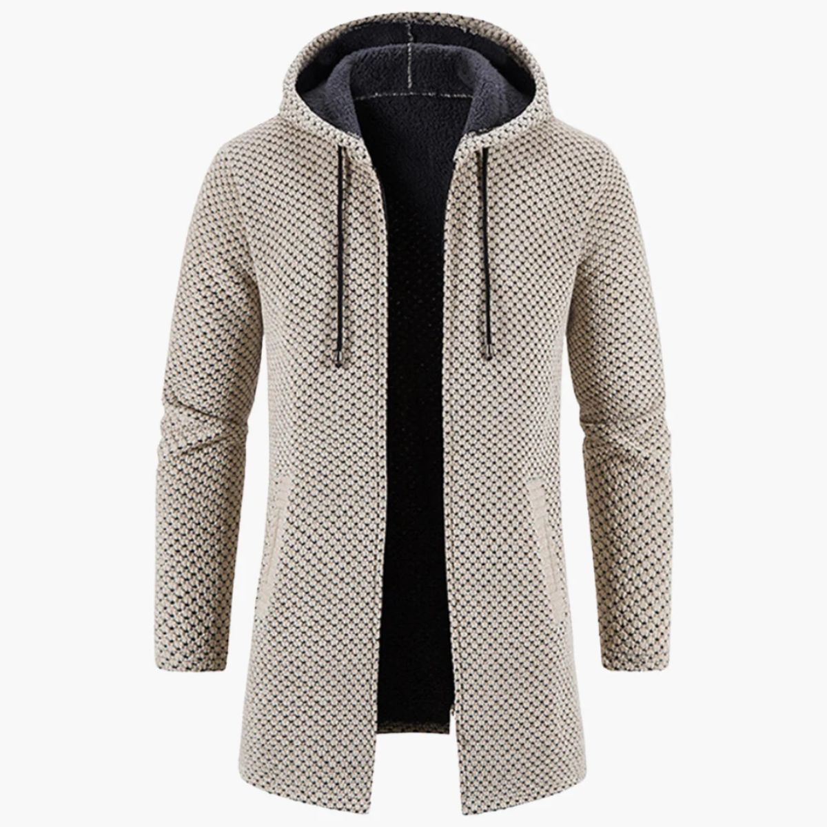Men's Oversized Hooded Sweater Cardigan