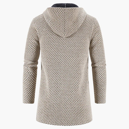 Men's Oversized Hooded Sweater Cardigan