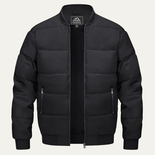 Warm Waterproof Quilted Puffer Jacket - OutfitLondon