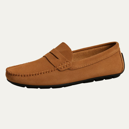 Comfortable Brown Leather Loafers
