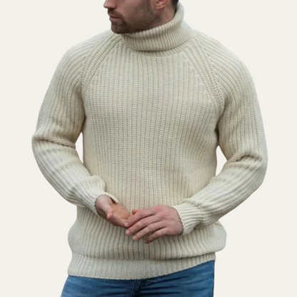 Thick Knit Crew Neck Men's Sweater