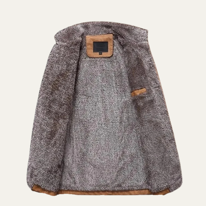 Warm Fleece Lined Men's Winter Coat