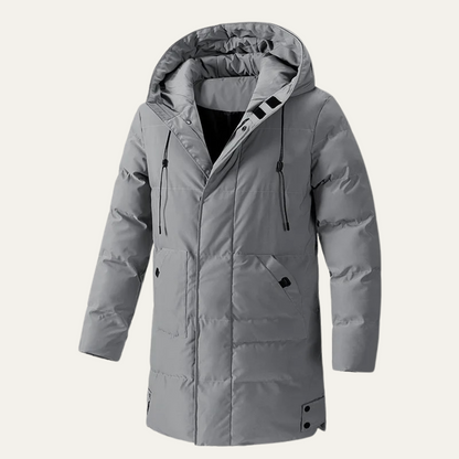Warm Winter Down Filled Men's Parka Coat - OutfitLondon