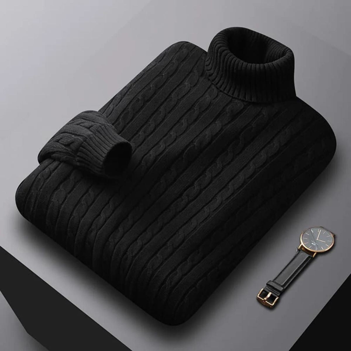 Men's Comfortable Stretch Crew Neck Sweater