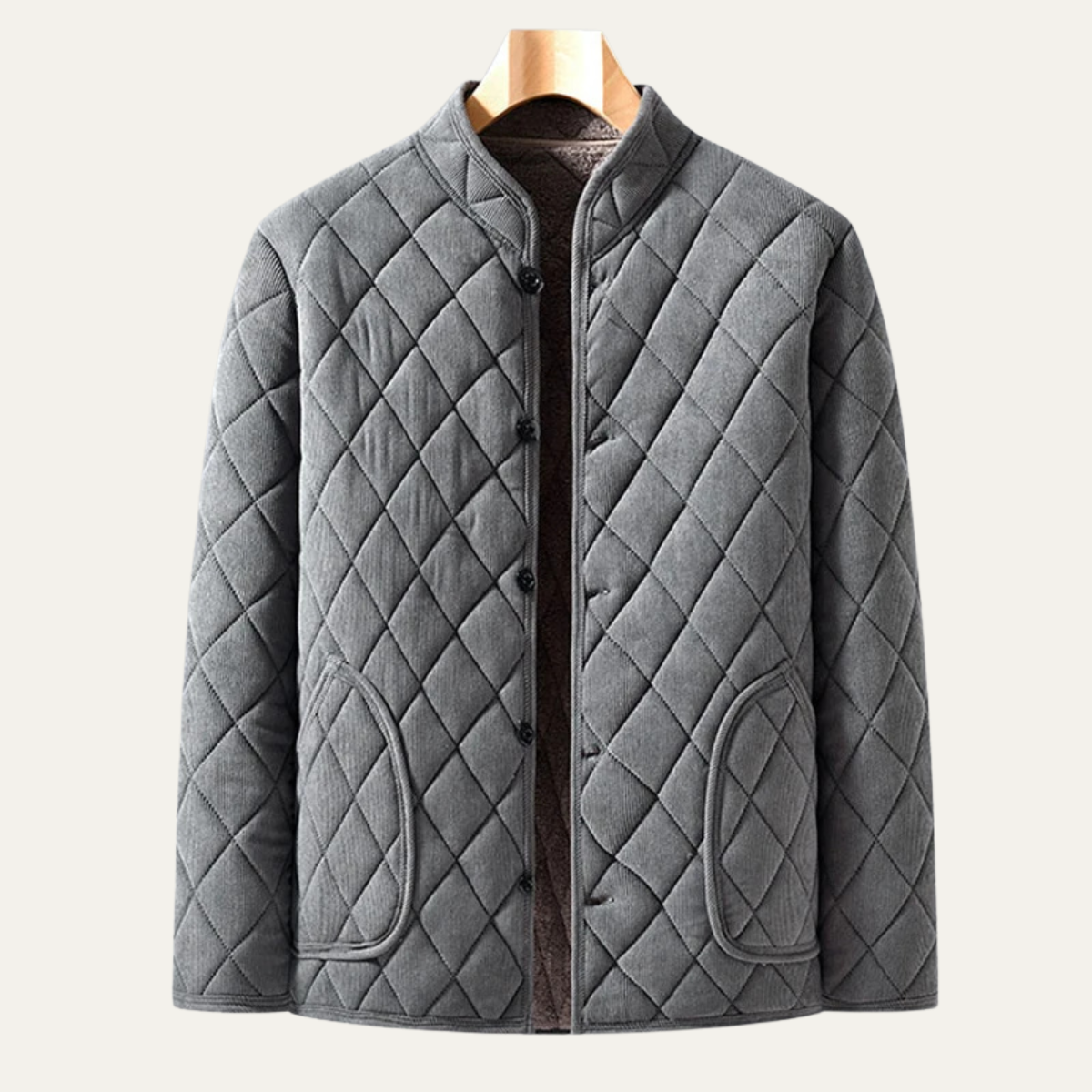 Men's Padded Zip-Free Coat Jacket