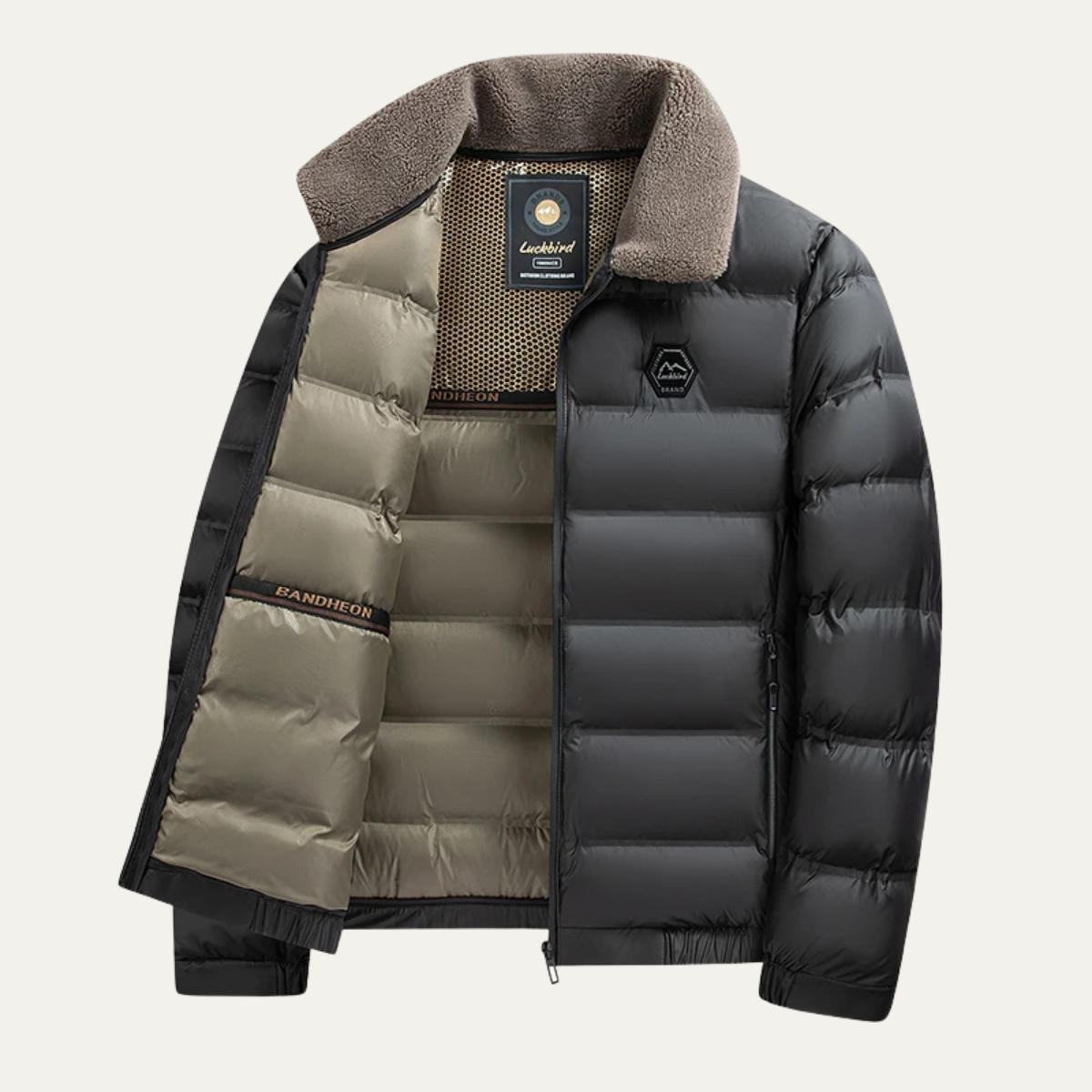 Warm Waterproof Padded Men's Parka Jacket - OutfitLondon