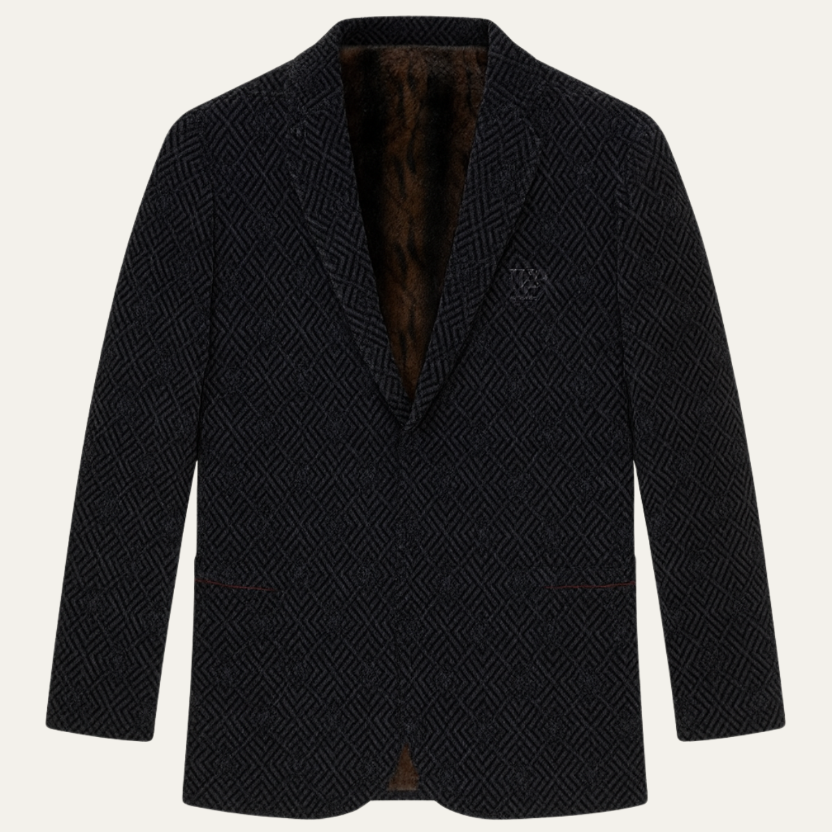 Luxury Patterned Men's Blazer