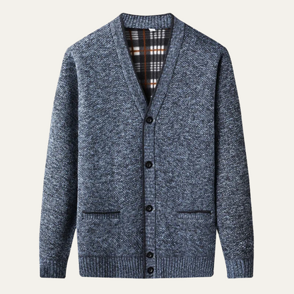 Men's Classic Plaid Crew Sweater - OutfitLondon