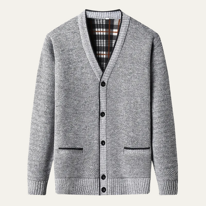 Men's Classic Plaid Crew Sweater