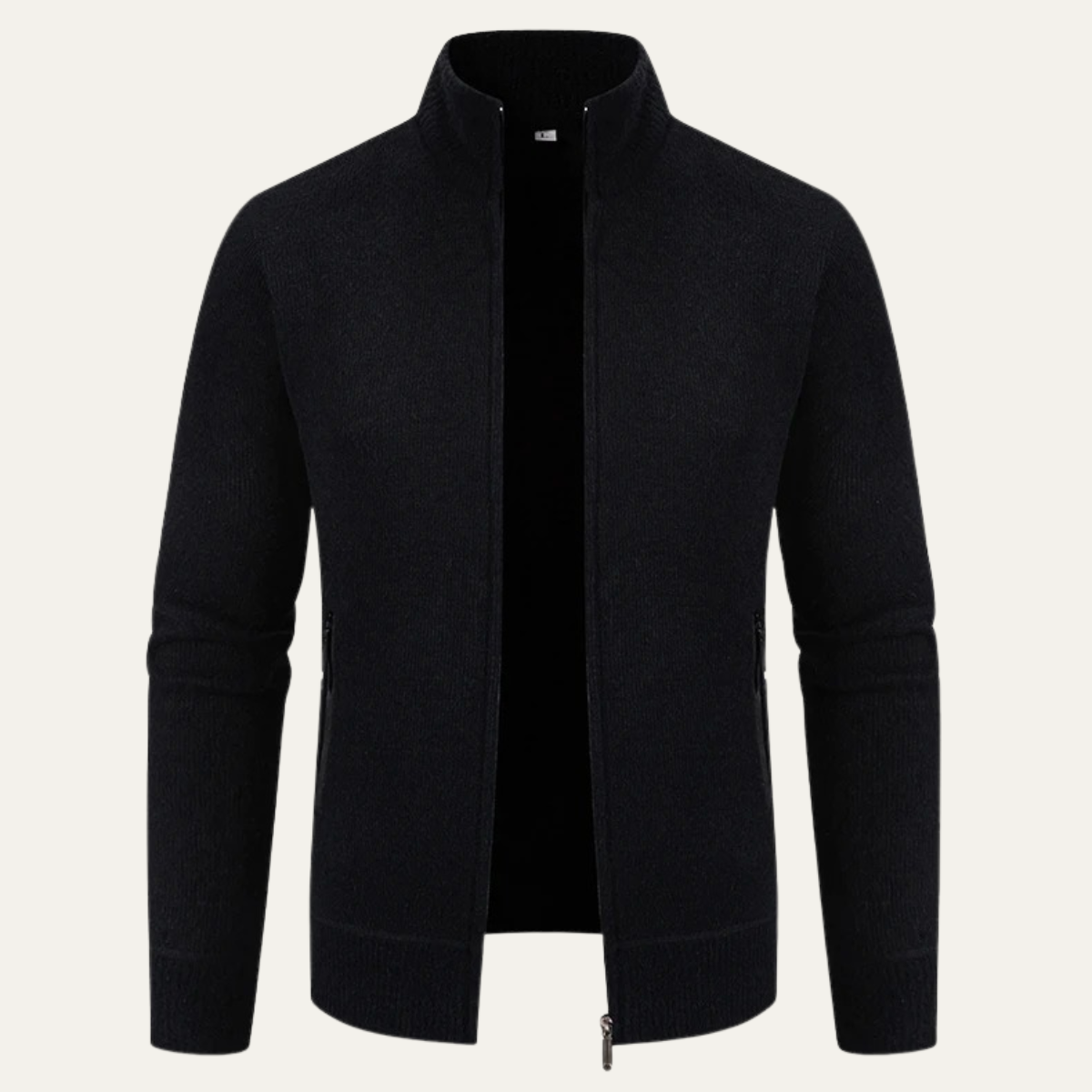 Men's Soft Zipper Sweater Cardigan