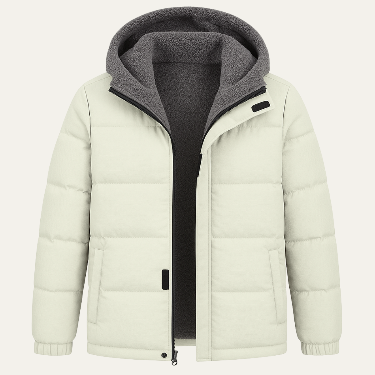 Warm Men's Puffy Sherpa Coat - OutfitLondon