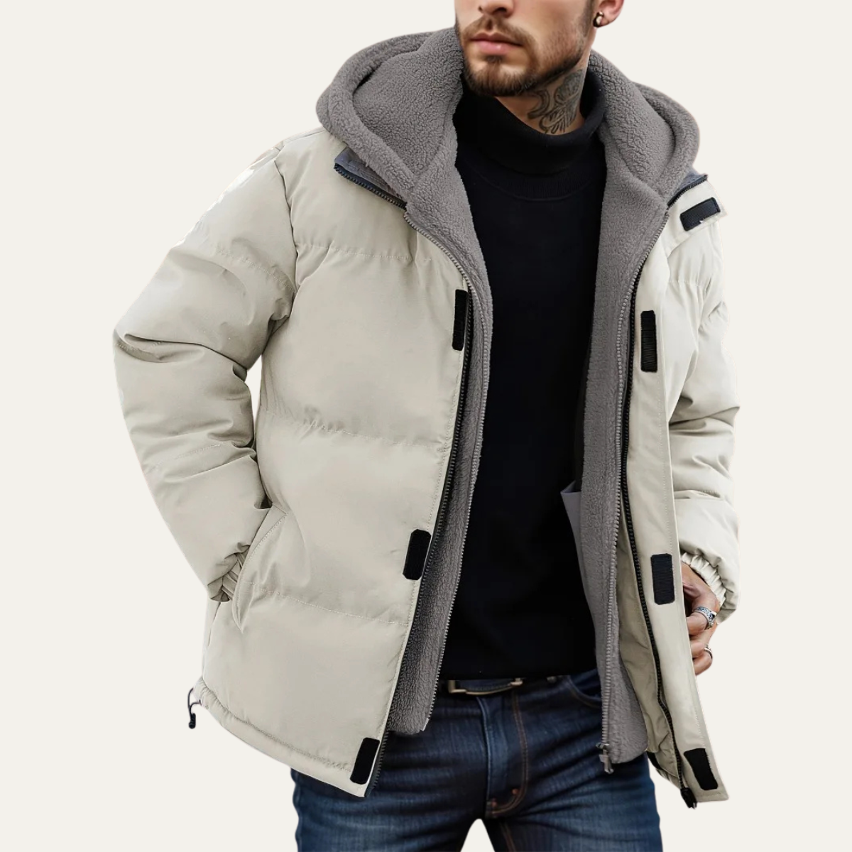 Men's Insulated Cozy Down Jacket