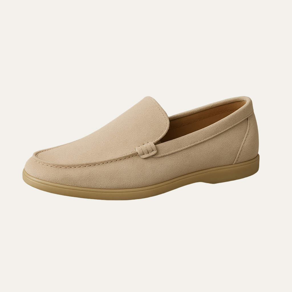 Comfortable Suede Slip On Shoes - OutfitLondon
