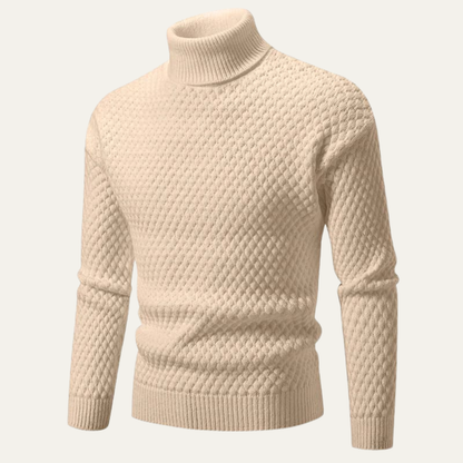Men's Chunky Knit Crew Neck Sweater