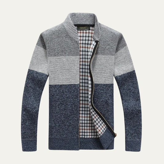 Men's Classic Multi Color Sweater Jacket - OutfitLondon