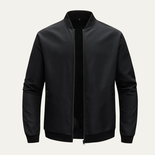 Slim Fit Casual Zip Up Jacket - OutfitLondon