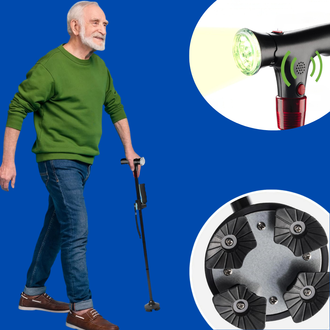 Easy Grip Adjustable Walking Cane - OutfitLondon