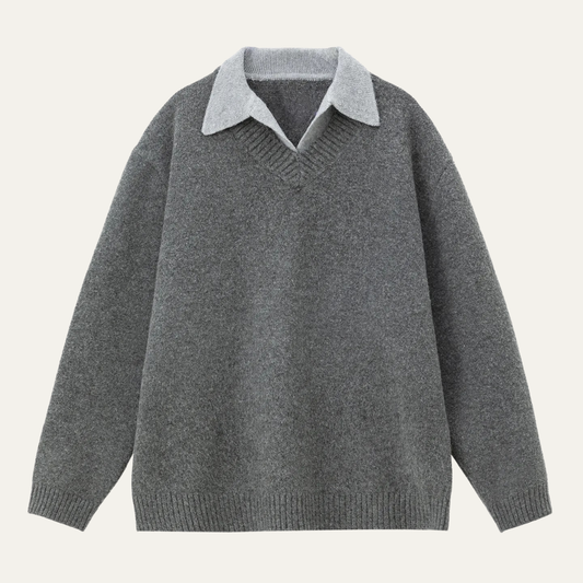Men's Thick Crew Neck Pullover Sweater - OutfitLondon