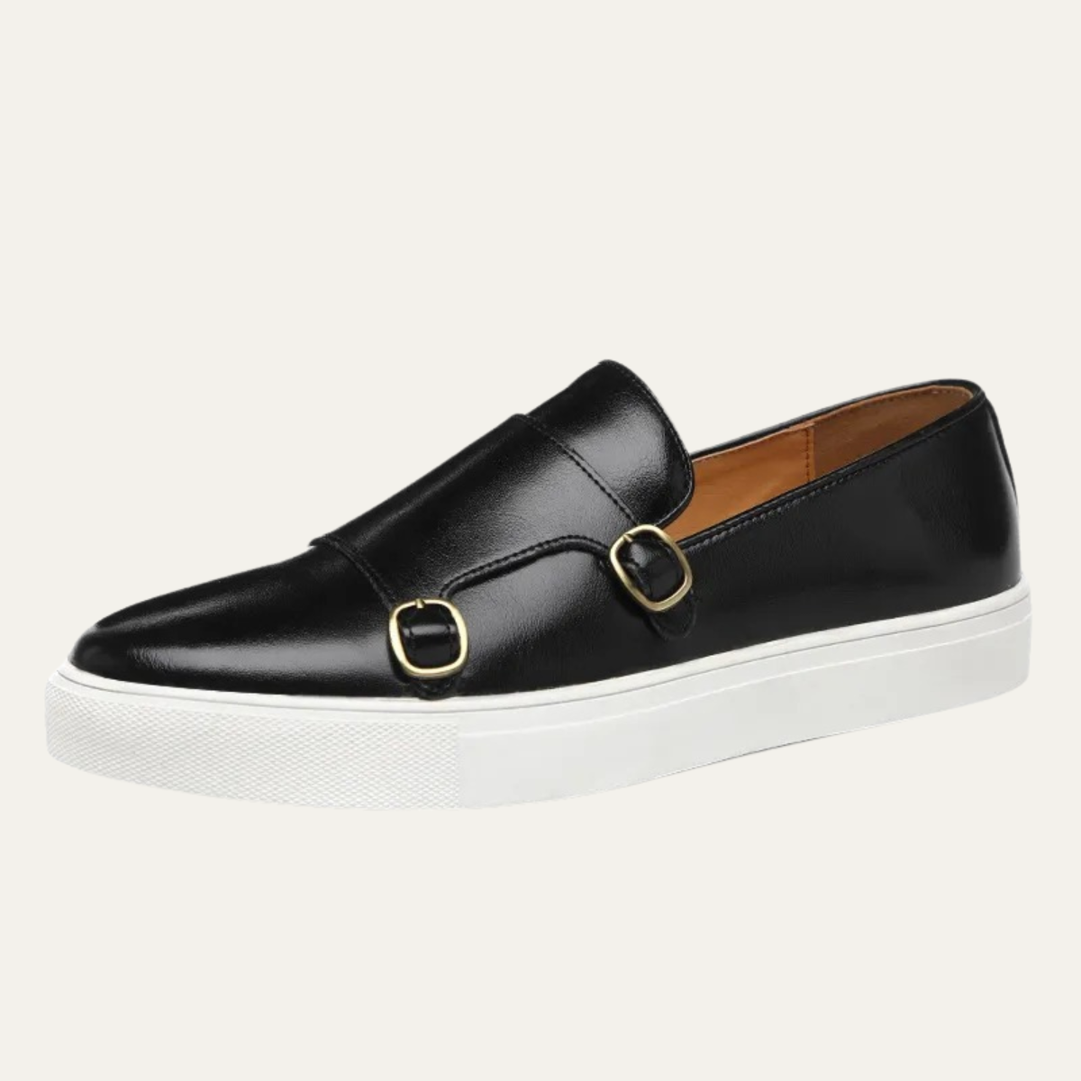 Classic Leather Buckle Dress Shoes