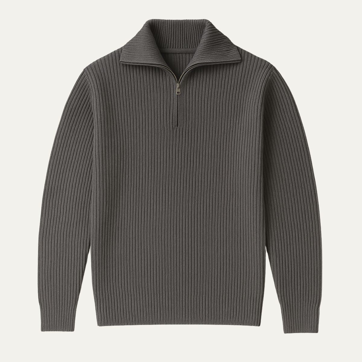 Classic Men's Textured Sweater