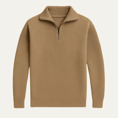 Classic Men's Textured Sweater