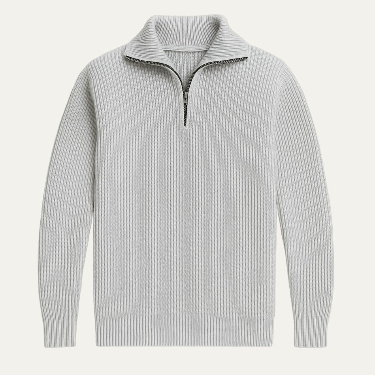 Classic Men's Textured Sweater