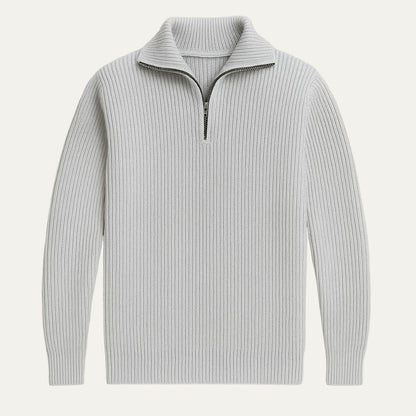 Classic Men's Textured Sweater