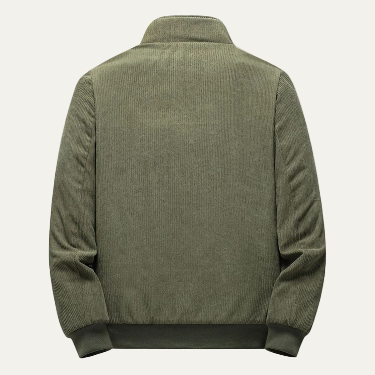 Men's Textured Classic Bomber Jacket