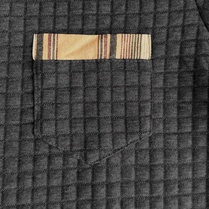 Classic Checked Button Polo Shirt