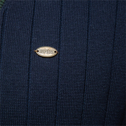 Mens Casual Striped Sweater