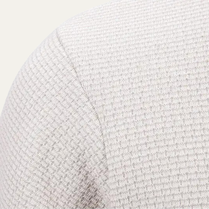 Warm Crew Neck Knit Sweater Jacket