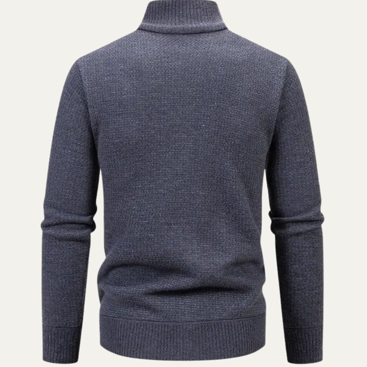 Warm Crew Neck Knit Sweater Jacket