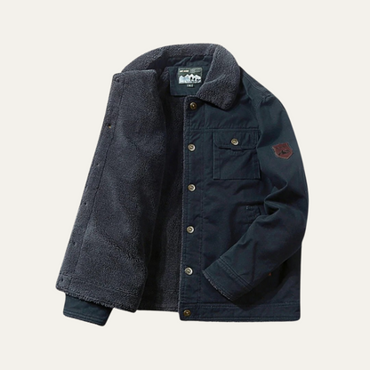 Classic Synthetic Shearling Coat