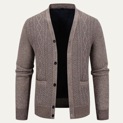 Soft Mens V Neck Sweater Cardigan
