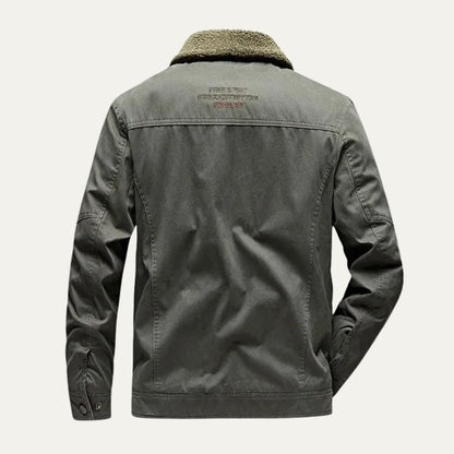 Warm Waterproof Men's Fleece Zip Up Jacket