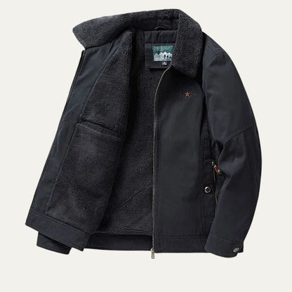 Warm Waterproof Men's Fleece Zip Up Jacket