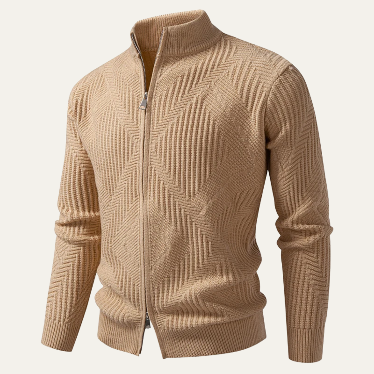 Men's Soft Colorblock Fleece Jacket - OutfitLondon