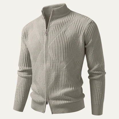 Men's Soft Colorblock Fleece Jacket