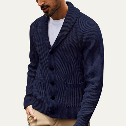 Men's Traditional Cable Crew Neck Sweater