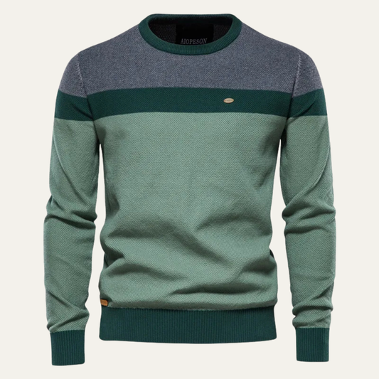 Thick Cable Knit Zip Up Sweater - OutfitLondon
