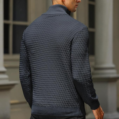 Casual Quarter Zip Pullover Sweater
