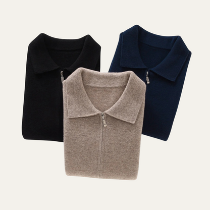 Men's Traditional Button Front Sweater