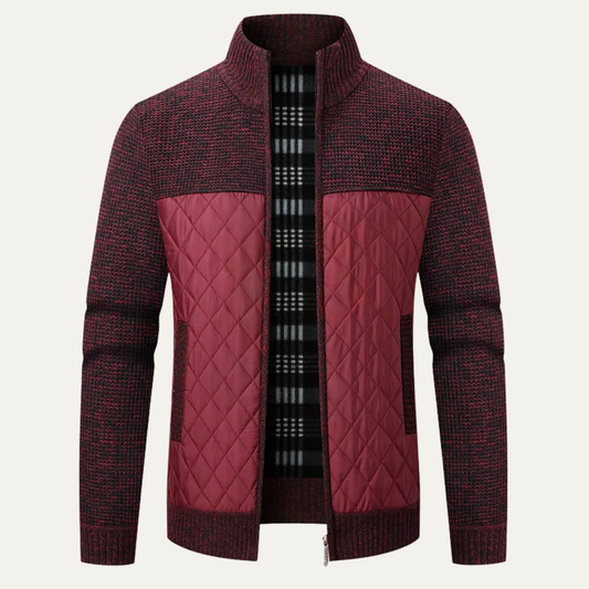 Warm Insulated Zip Up Puffer Coat - OutfitLondon