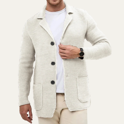 Men's Fashionable Thick Knit Cardigan Jacket