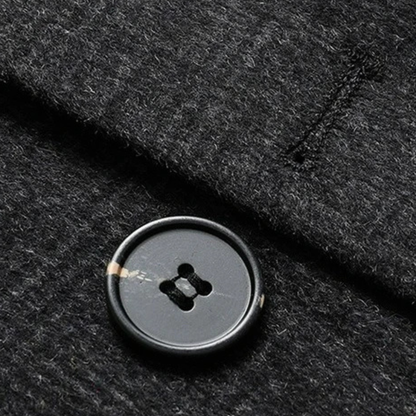 Warm Mens Plaid Wool Coat