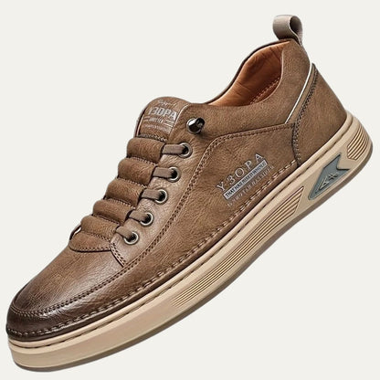 Men's Stylish Genuine Leather Sneakers - OutfitLondon
