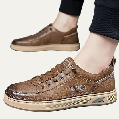 Men's Stylish Genuine Leather Sneakers