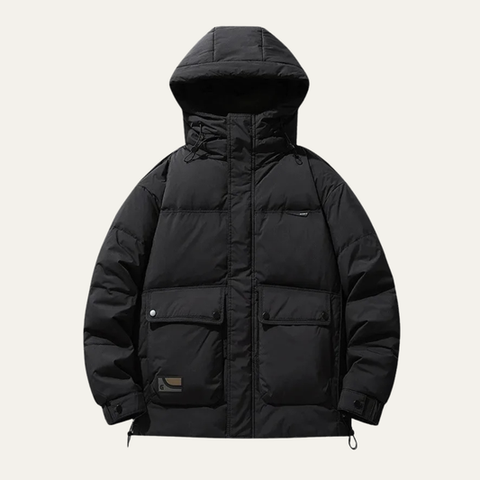 Men's Classic Fit Short Puffer Coat - OutfitLondon